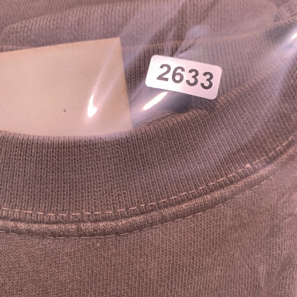 Oarsman 913‎ Mens Embroidered Kalahari Resort Sweatshirt L Brown Thick Relaxed - Picture 12 of 12